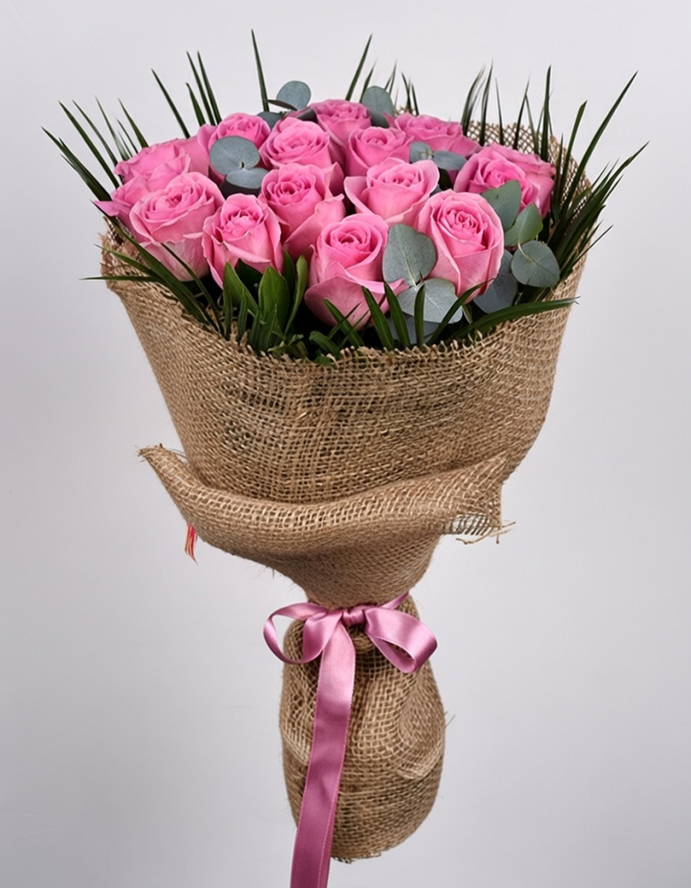 20 Pembe Gül Buketi