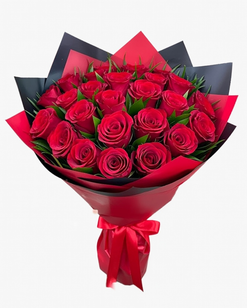 21 Kırmızı Gül Buket